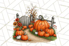 Halloween Farmhouse Signs & Decor Clipart, Halloween Png Product Image 4