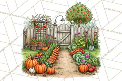 Halloween Farmhouse Signs & Decor Clipart, Halloween Png Product Image 5