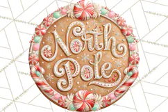 Gingerbread Christmas Signs, Gingerbread Clipart PNG Product Image 3