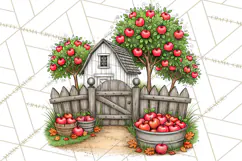 Halloween Farmhouse Signs & Decor Clipart, Halloween Png Product Image 4