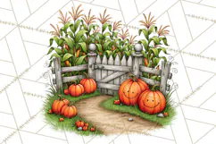 Halloween Farmhouse Signs & Decor Clipart, Halloween Png Product Image 4