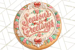 Gingerbread Christmas Signs, Gingerbread Clipart PNG Product Image 2