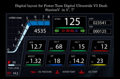 Digital Layout for Power Tune Digital Ultrawide V5 Dash Product Image 1