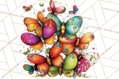 Spring Clipart PNG, Bright Spring Flowers, Kids and Cottage Product Image 3