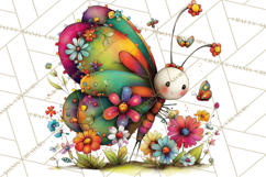 Spring Clipart PNG, Bright Spring Flowers, Kids and Cottage Product Image 2