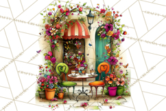 Spring Clipart PNG, Bright Spring Flowers, Kids and Cottage Product Image 2