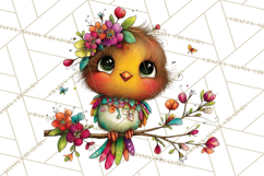 Spring Clipart PNG, Bright Spring Flowers, Kids and Cottage Product Image 4