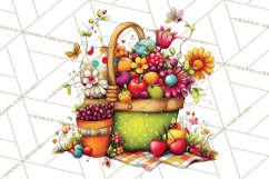 Spring Clipart PNG, Bright Spring Flowers, Kids and Cottage Product Image 5