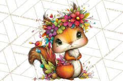 Spring Clipart PNG, Bright Spring Flowers, Kids and Cottage Product Image 2