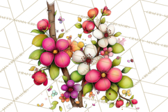 Spring Clipart PNG, Bright Spring Flowers, Kids and Cottage Product Image 5