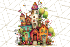 Spring Clipart PNG, Bright Spring Flowers, Kids and Cottage Product Image 5