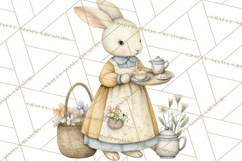 Vintage Spring Animals Clipart, Tea Party Picnic Png Product Image 2