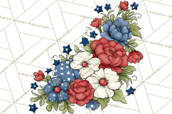 Patriotic Floral Wreaths, Stars &amp; Rustic Mason Jar Frames Product Image 5