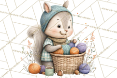 Cottagecore Animals PNG, Woodland Critters Clipart Product Image 3