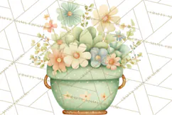 Spring Pets Clipart PNG, Cute Baby Animals Watercolor Product Image 2