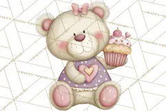 Valentine Animals Clipart PNG, Cute Animal Valentine Product Image 3