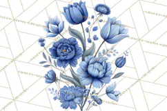 Polish Folk Botanical Clipart, Floral Animals Png Product Image 4