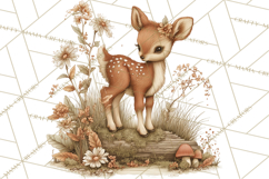 Spring Woodland Animal Clipart, Forest Animals PNG Product Image 2