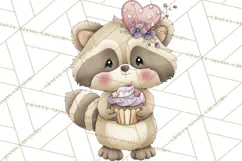 Valentine Animals Clipart PNG, Cute Animal Valentine Product Image 3