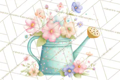 Spring Pets Clipart PNG, Cute Baby Animals Watercolor Product Image 3