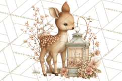 Spring Woodland Animal Clipart, Forest Animals PNG Product Image 4