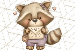 Valentine Animals Clipart PNG, Cute Animal Valentine Product Image 5