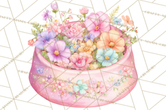 Spring Pets Clipart PNG, Cute Baby Animals Watercolor Product Image 2