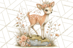 Spring Woodland Animal Clipart, Forest Animals PNG Product Image 2