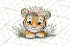 Adorable Baby Animals Easter Clipart PNG, Pastel Chicks Png Product Image 4