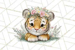 Adorable Baby Animals Easter Clipart PNG, Pastel Chicks Png Product Image 4
