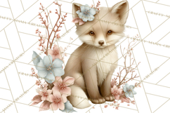Spring Woodland Animal Clipart, Forest Animals PNG Product Image 5
