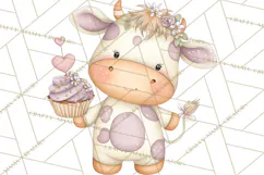 Valentine Animals Clipart PNG, Cute Animal Valentine Product Image 5