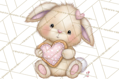 Valentine Animals Clipart PNG, Cute Animal Valentine Product Image 2