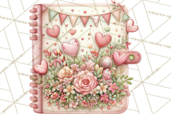 Valentine Reading Animals Clipart for Classroom Crafts Product Image 3