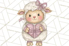 Valentine Animals Clipart PNG, Cute Animal Valentine Product Image 3