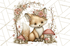 Spring Woodland Animal Clipart, Forest Animals PNG Product Image 3