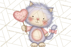 Valentine Animals Clipart PNG, Cute Animal Valentine Product Image 4