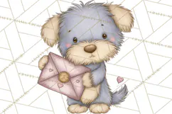 Valentine Animals Clipart PNG, Cute Animal Valentine Product Image 5