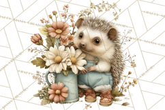 Spring Woodland Animal Clipart, Forest Animals PNG Product Image 3