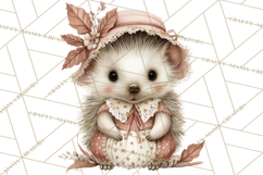 Spring Woodland Animal Clipart, Forest Animals PNG Product Image 4