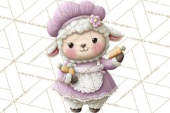 Easter Bakery Critters, Cute Mini World Animals, Pastel Png Product Image 5