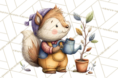 Cottagecore Animals PNG, Woodland Critters Clipart Product Image 5