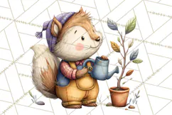 Cottagecore Animals PNG, Woodland Critters Clipart Product Image 5