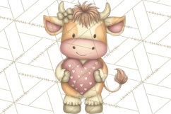 Valentine Animals Clipart PNG, Cute Animal Valentine Product Image 5