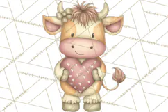 Valentine Animals Clipart PNG, Cute Animal Valentine Product Image 5