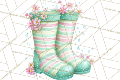 Rainy Day Clipart, Spring Weather Clip Art PNG, Umbrella Product Image 2