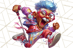 Funky Grandpa Clipart PNG Quirky Senior Cartoon Characters Product Image 3