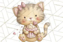 Valentine Animals Clipart PNG, Cute Animal Valentine Product Image 3