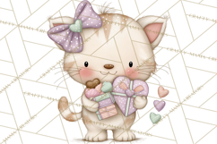 Valentine Animals Clipart PNG, Cute Animal Valentine Product Image 4