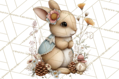 Spring Woodland Animal Clipart, Forest Animals PNG Product Image 5